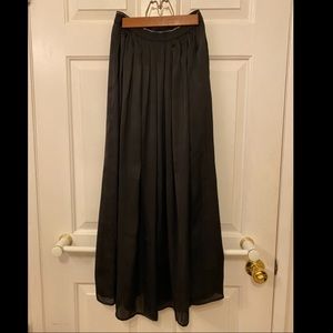 Satin midi skirt by “Propoganda” from the Vancouver boutique, Plenty